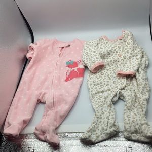 Carters Girls sleeper Bundle size 3 Months
